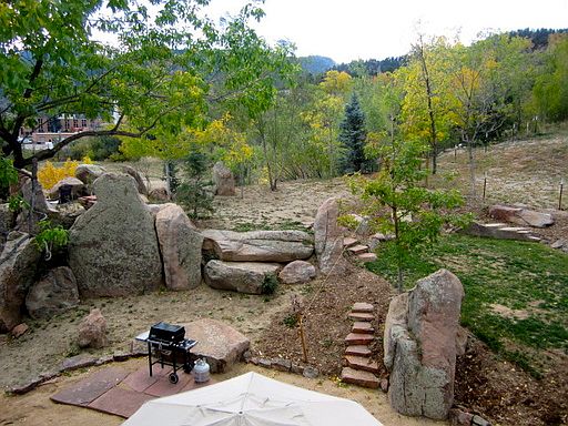 Back Yard borders Open Space