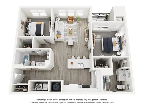 Floor plan Miles