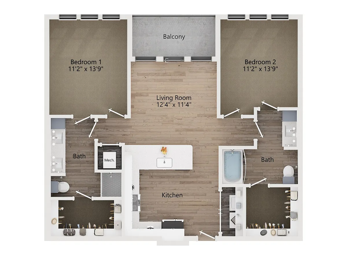 Floor plan B2