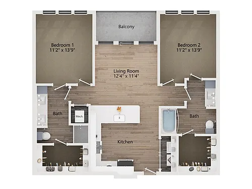 Floor plan B2