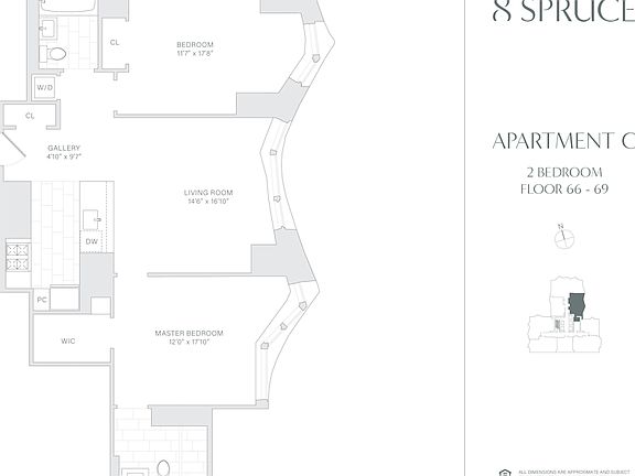 2nd image of 8 Spruce St APT 68C