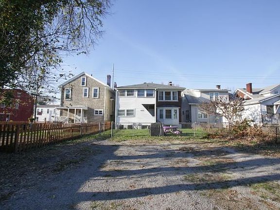 Off street parking area and backyard