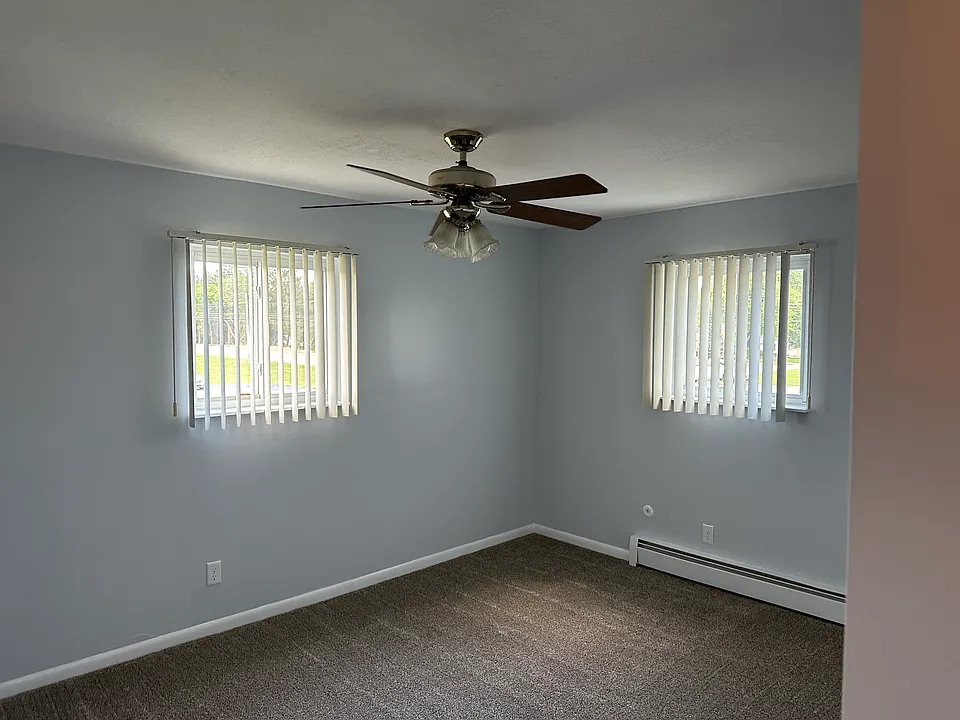 Master bedroom with a master closet