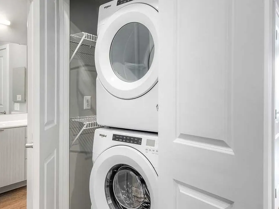 In-unit washer and dryer