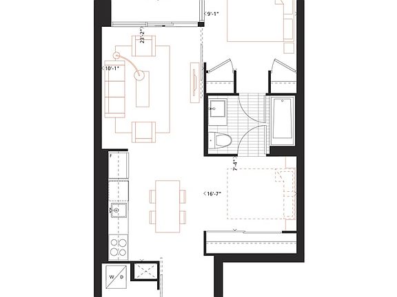 3rd image of 1048 Wellington St #313
