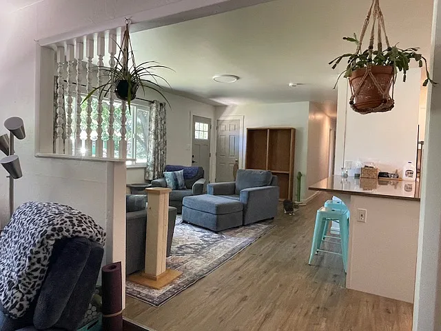 living room with furniture
