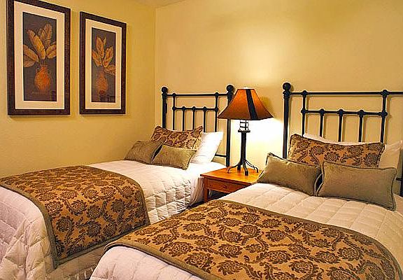 Double beds in 2 bedroom apartments