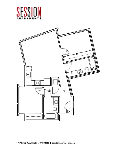 Floor plan 2X2 - D1