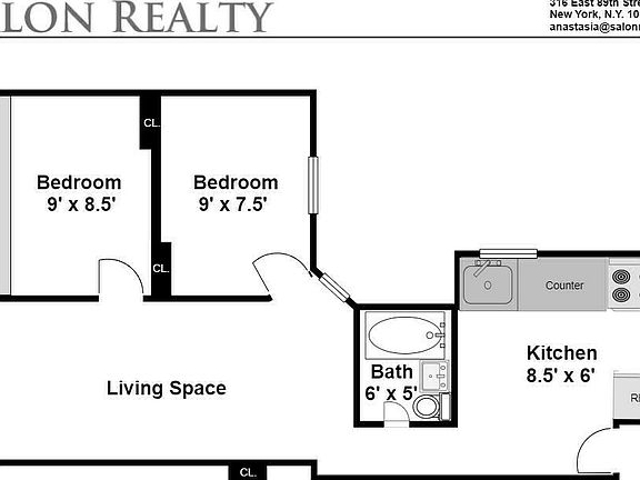 2nd image of 217 E 33rd St #2WF