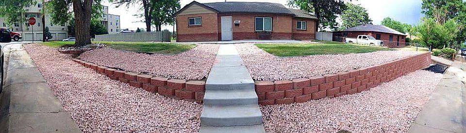 all new landscaping w/sprink