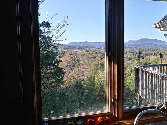 view from kitchen window