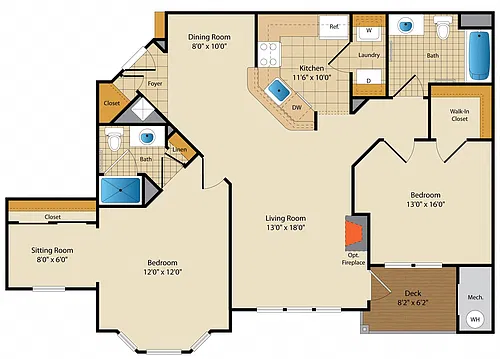 Floor plan Westminster