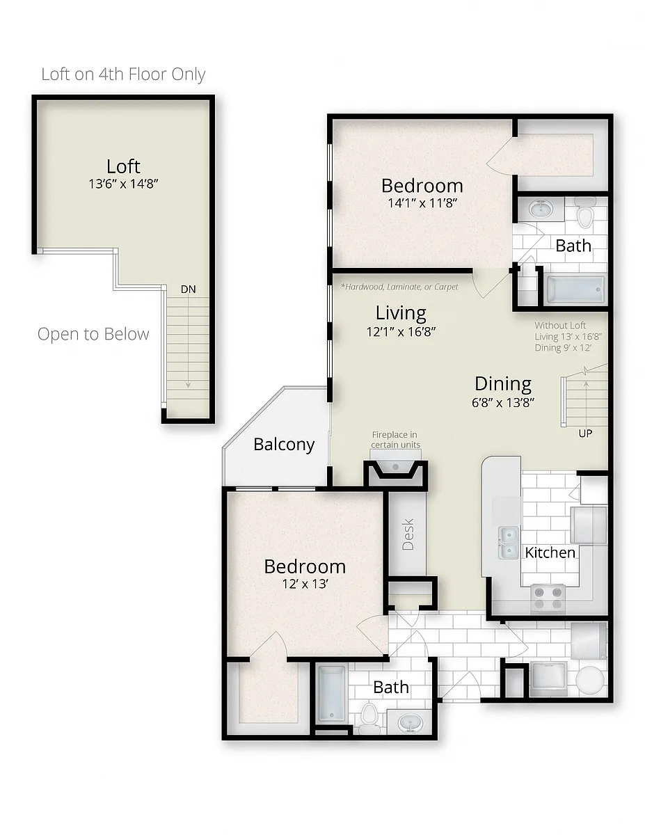 Floor plan Mulberry