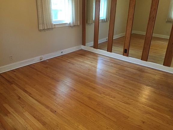 Bedroom! With beautiful hardwood floors