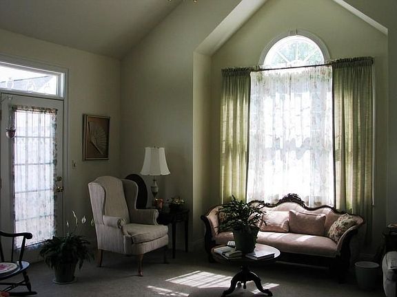 Living Room with french doors to patio