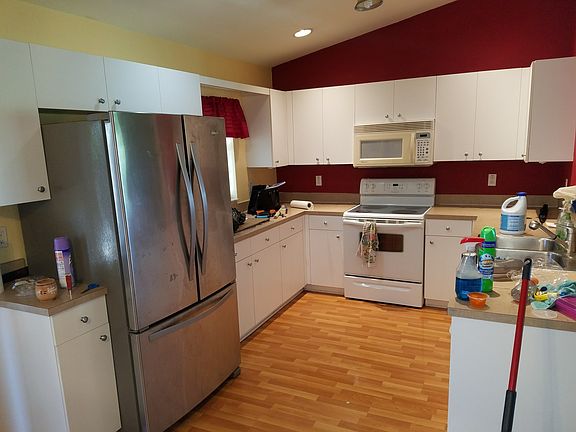 stainless steel fridge