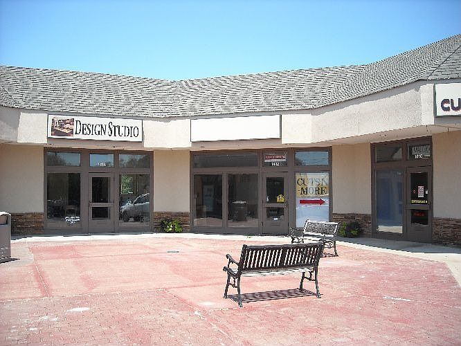 Space for lease (Blank Sign above the available space)