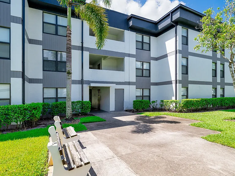 Exterior Apartment Building at Halcyon Apartments