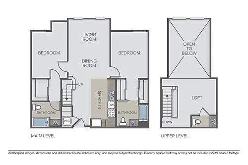 Floor plan Alameda Loft