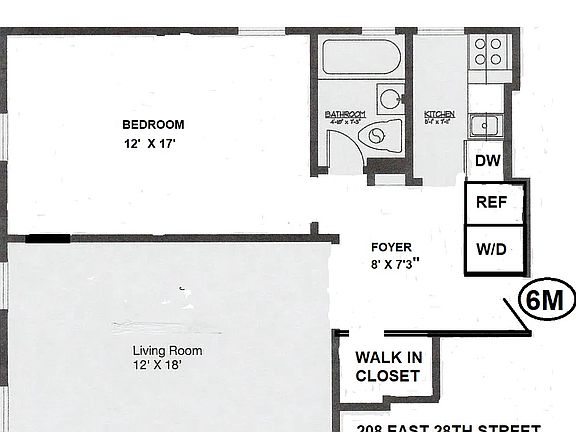 2nd image of 208 E 28th St APT 6M