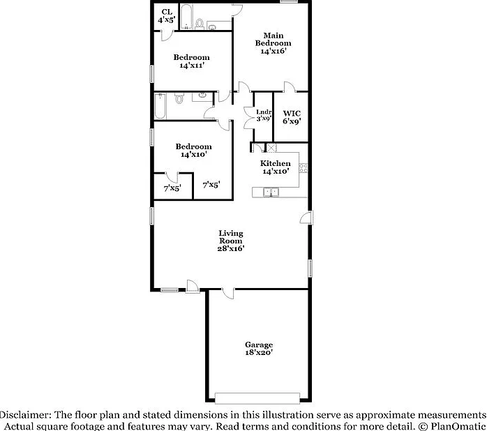 3 bed, 2.0 bath, 1440 sqft, $1,680 — Photo 2