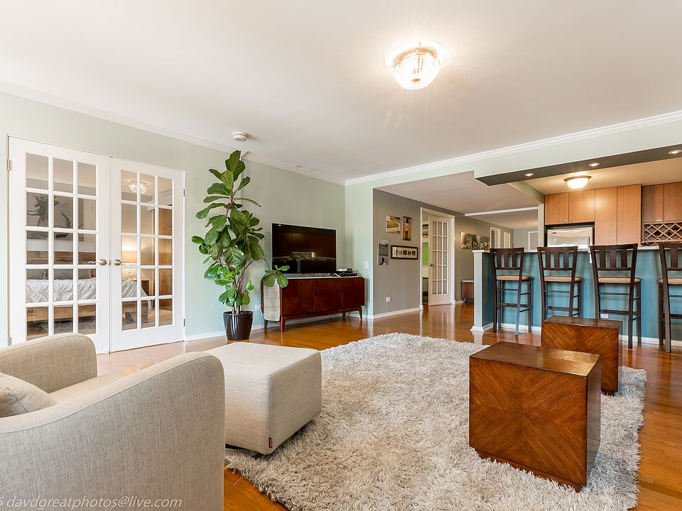 Living room and kitchen