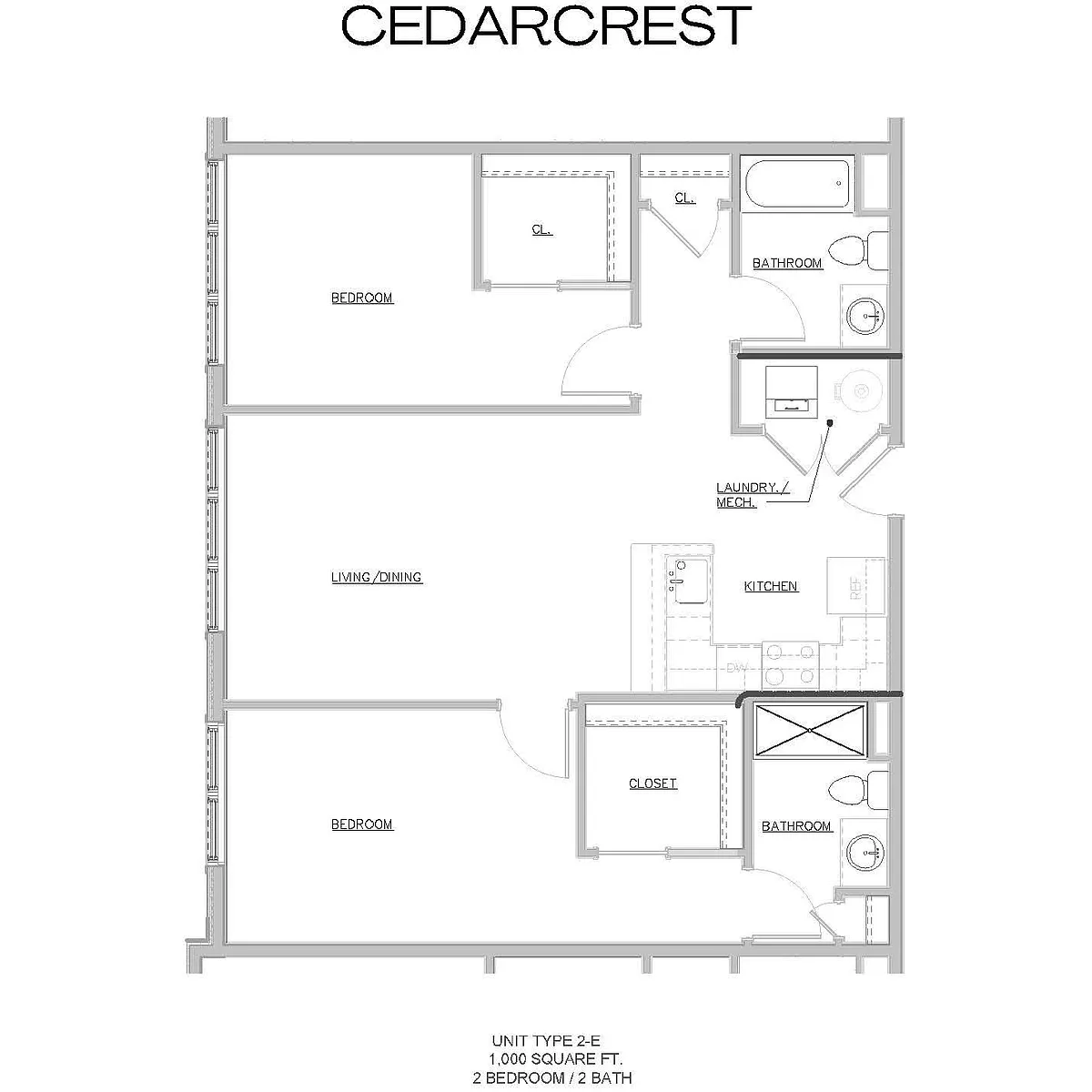 Floor plan Cedarcrest