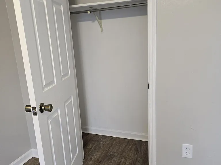 Bedroom Closets are large - extend along entire wall.