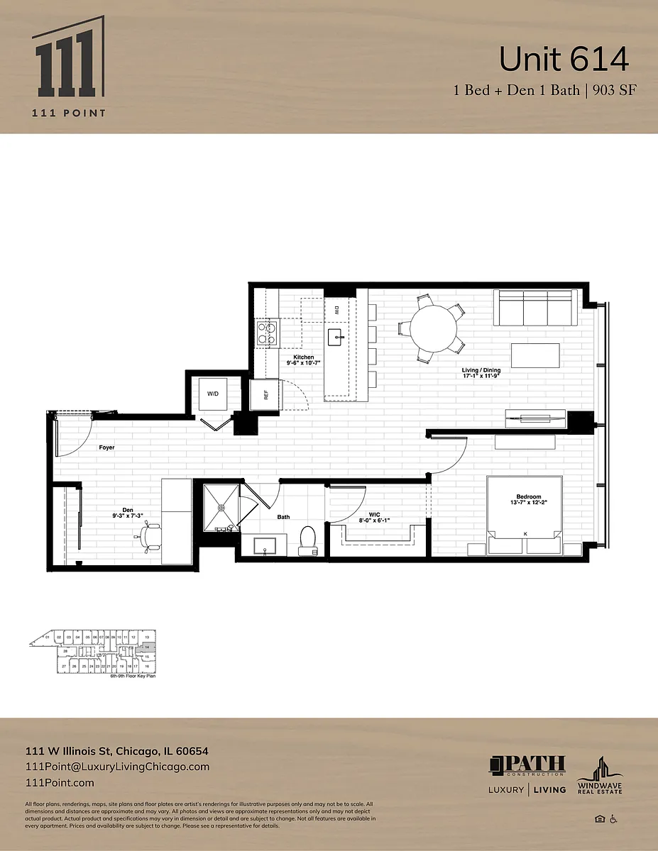 Floor plan 614