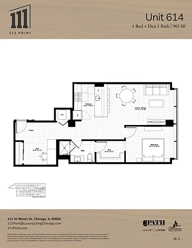Floor plan 614