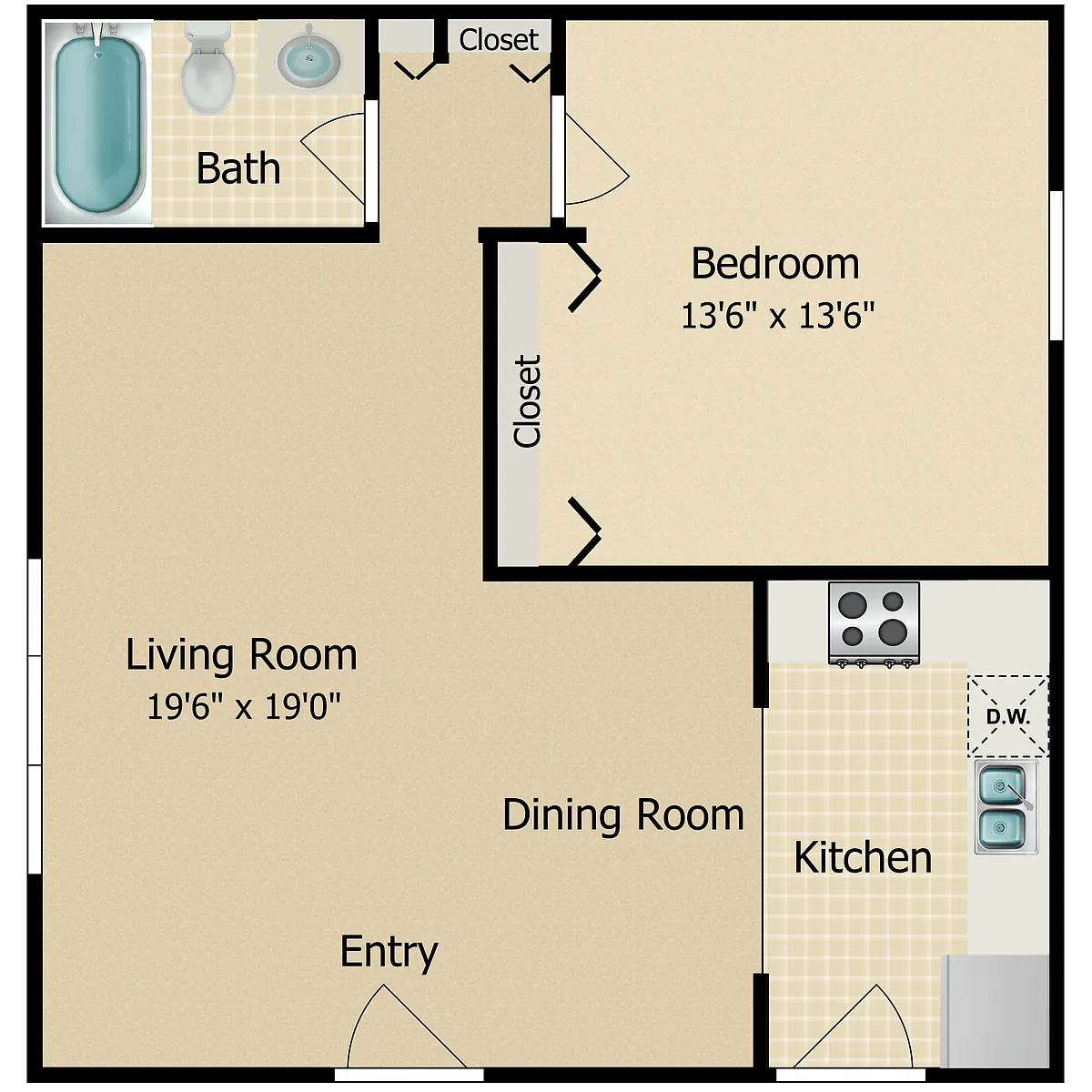 Floor plan Coral