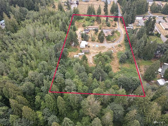 Back of property. >