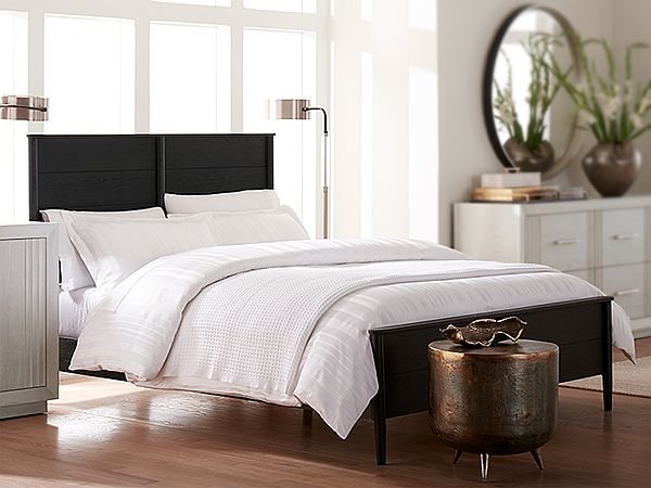 This is an example of the furniture that will be included in the bedrooms. Bedrooms include queen size bed and mattress, all bedding, side tables and lamps a dresser, mirror in built-in closet.