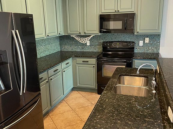 kitchen with granite countertops