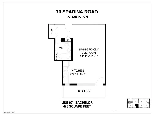 Floor plan Studio