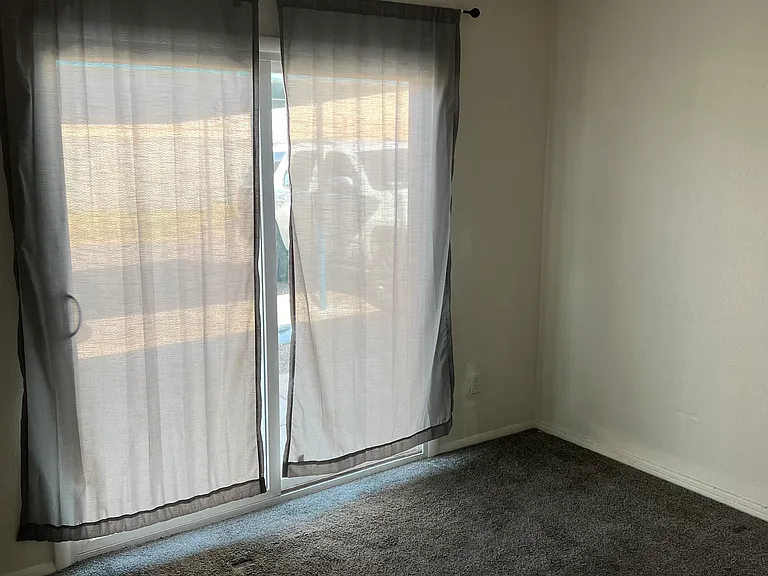 Bedroom 3 with glass door