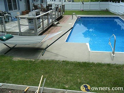 16 ft by 36 ft inground pool