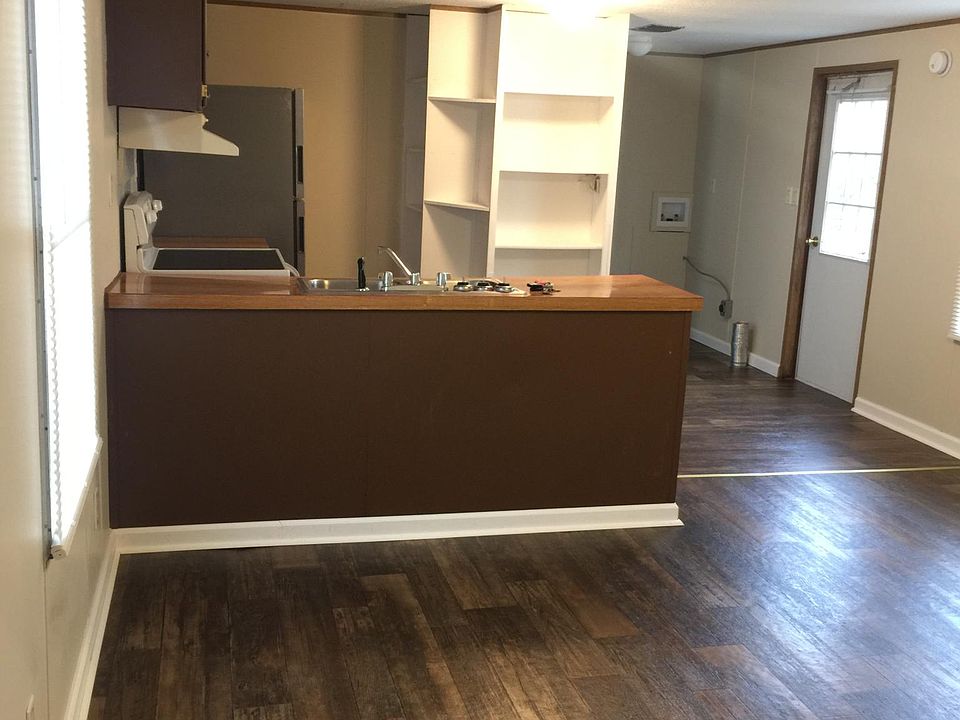 Living room and kitchen