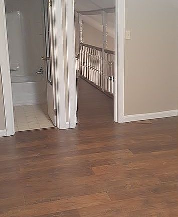 Large upstairs bedroom with bath