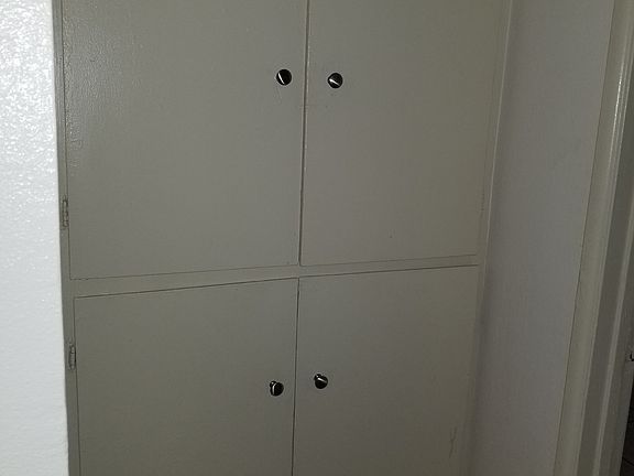 Cabinets on hallway