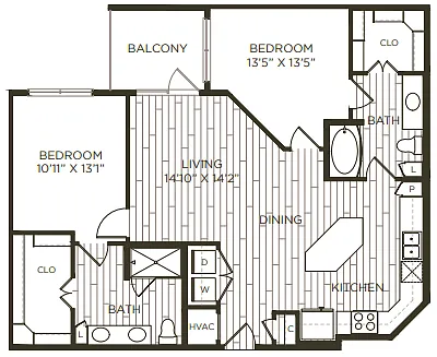 Floor plan B2