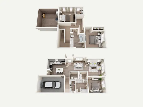 Floor plan Holly Townhome