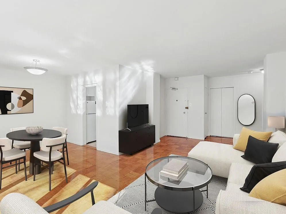 Living and dining area with hard surface flooring - The Statesman