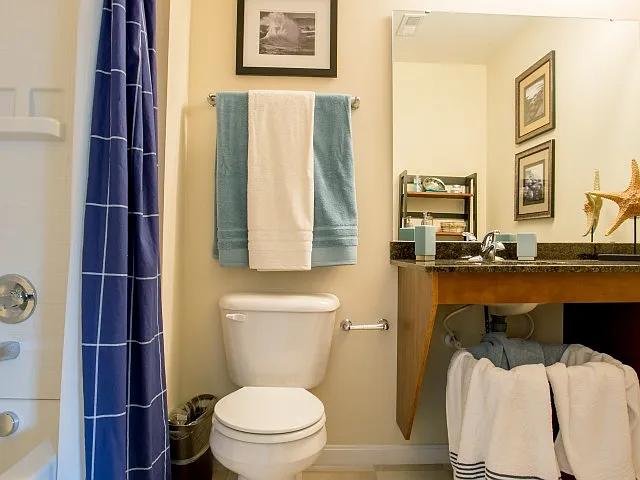 bathroom at Water's Bend Apartments