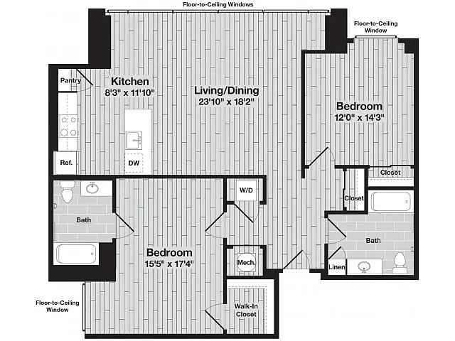 Floor plan The Stirling