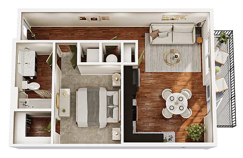 Floor plan A1B