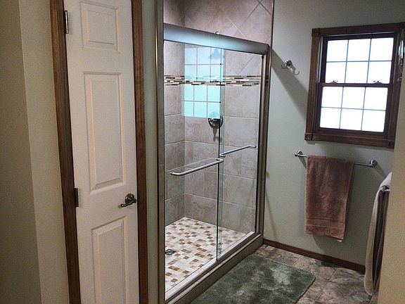 Primary walk-in shower