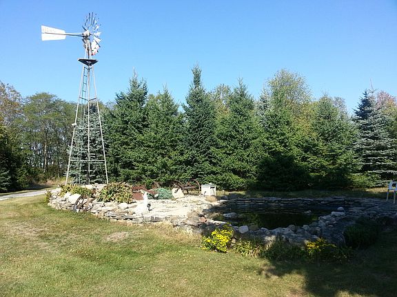 Small pond/windmill feature