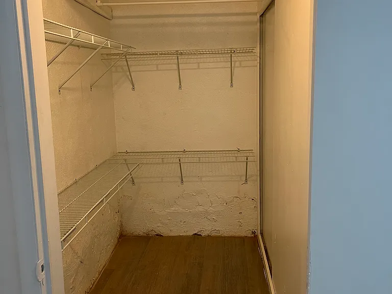 Large walk in closet