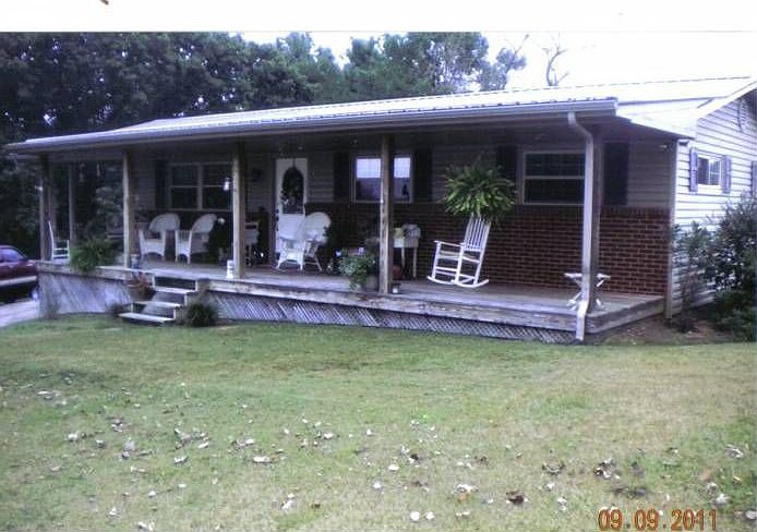 Large front porch